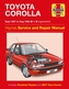 Toyota Corolla Service And Repair Manual