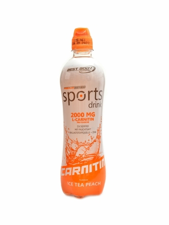 Best Body nutrition - Sports drink s carnitinem RTD 500 ml - ledový čaj s broskví
