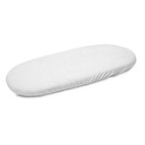 Prestieradlo froté do kočíka biele 35x75cm