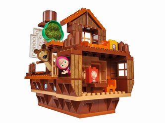 PlayBig BLOXX Máša a medvěd Míšova loď