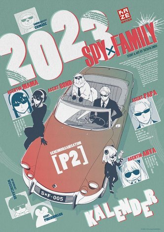 Spy x Family Wandkalender 2023