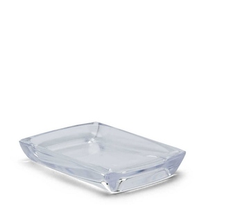 Mýdlenka obdélník transparent 13x9,5x2cm