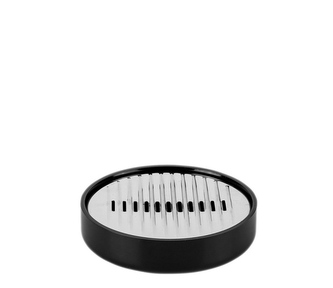 Mýdlenka kulatá černá 13x13x3cm