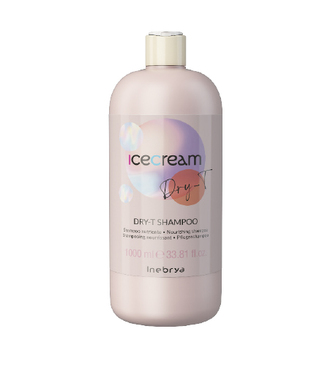 Inebrya Ice Cream Dry-T Shampoo výživný šampon na suché, krepovité a chemicky upravené vlasy 1000 ml