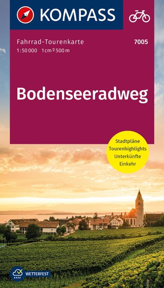 Fahrrad-Tourenkarte Bodenseeradweg