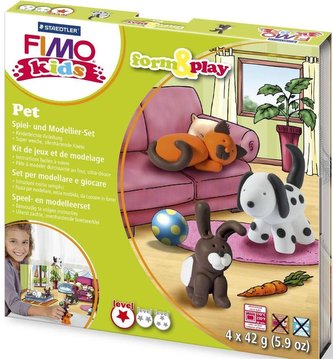 FIMO sada kids Form & Play - Mazlíčci
