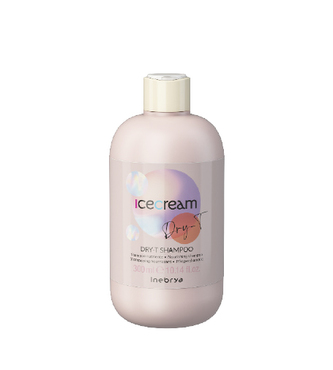 Inebrya Ice Cream Dry-T Shampoo výživný šampon na suché, krepovité a chemicky upravené vlasy 300 ml