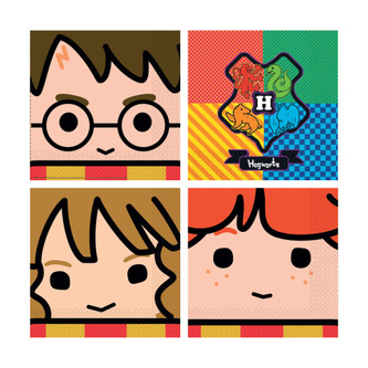 Harry Potter obrúsky 16 ks 33 cm x 33 cm Amscan