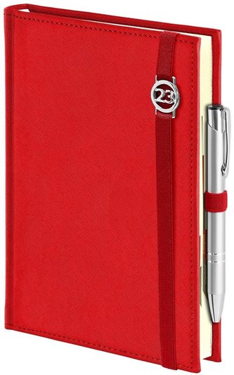 Kalendarz 2023 A4 Dzienny Cross czerwony