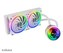 AKASA chladič CPU SOHO 240 Dawn Edition, Dual radiator liquid CPU cooler ARGB LED, White