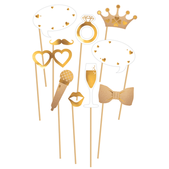 Fotokútik svadba 10 ks Amscan