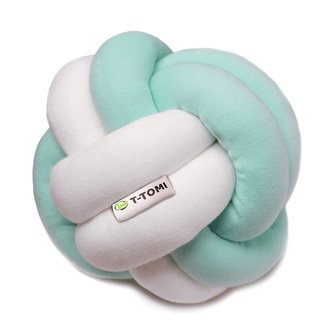 T-TOMI Pletený míček White + Green