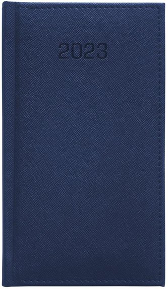 Kalendarz 2023 A6 Tygodniowy Cross granatowy
