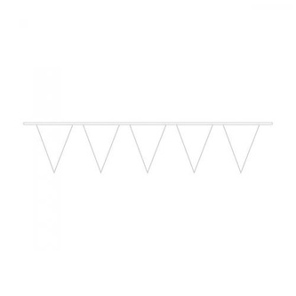 Vlajka bílá 10 m Amscan