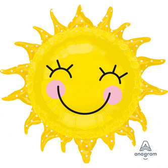 Sluníčko balónek fóliový 74 cm x 71 cm Amscan