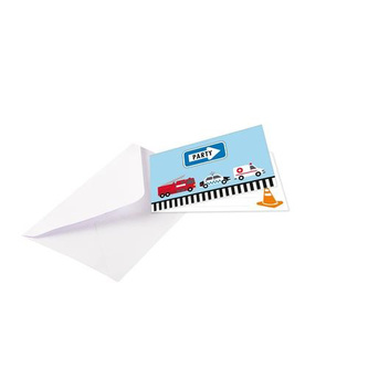 Pozvánky doprava 8 ks Amscan