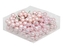Skleněné baňky powder pink 2 cm, sada 144 ks
