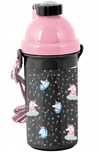 Bidon Unicorn Black PP22UN-3021 PASO