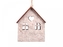 Plstěný domeček na zavěšení 8,5x7x5,5 cm, krémový