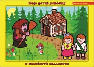 Puzzle doskové O Perníkovej Chalúpke 26x17cm 24 dielikov Moje prvé rozprávky