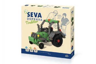 Stavebnica Seva Doprava Traktor plast 384 dielikov v krabici 35x33x5cm 5+ Stavebnica Seva Doprava Traktor plast 384 dielikov v krabici 35x33x5cm 5+