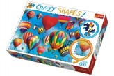Puzzle Farebné balóny 600 dielikov Crazy Shapes 68x48cm v krabici 40x27x6cm