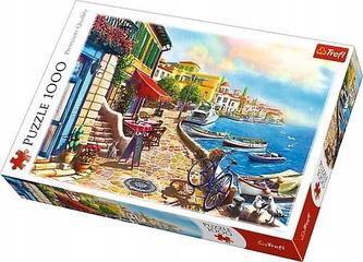 Puzzle Slnečné nábrežie 1000 dielikov 68x48cm v krabici 40x27x6cm