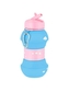 Spokey - CORT Skládací silikonová láhev modro-růžová 520 ml