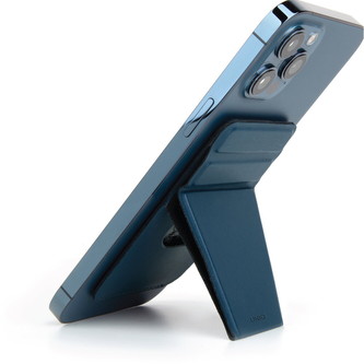 UNIQ LYFT MagSafe stojánek se sloty pro platební kartu modrý