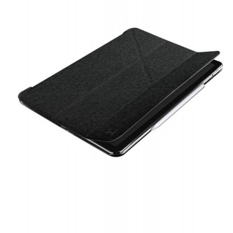 UNIQ Yorker Kanvas Plus pouzdro se stojánkem Apple iPad Pro 12.9" (2020) černé
