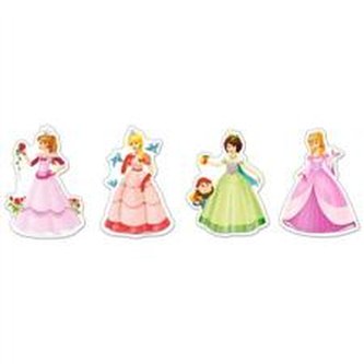 Puzzle 4 w1 Piękne księżniczki