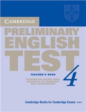 Cambridge Preliminary English Test 4 Teacher's Book