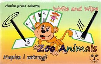 Napisz i zetrzyj - Animals. Gra do nauki języka angielskiego