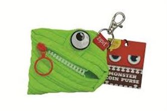 Portfele Monster ZIPIT bright lime