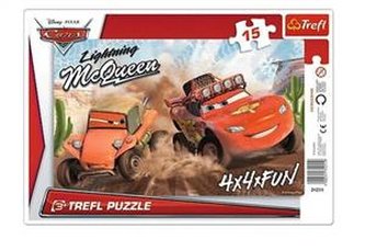 Wyścig na pustyni - Puzzle Ramkowe 15 elem.