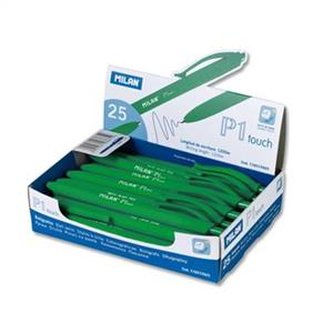 Długopis P1 touch zielony 25 szt.pack