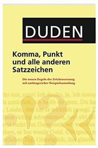 DUDEN Komma,Punkt und andere Satz NEU