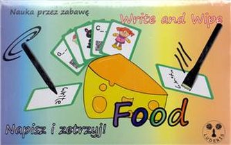 Napisz i zetrzyj - Food. Gra do nauki języka angielskiego