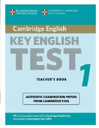 Cambridge Key English Test 1 Teacher's Book
