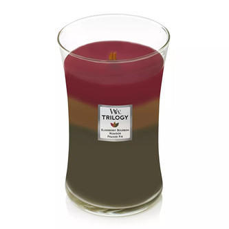 WoodWick Vonná svíčka velká Trilogy Hearthside 609,5 g unisex