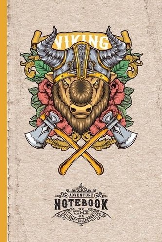 Notatnik ozdobny 143x210/64K kratka Bizon Wiking