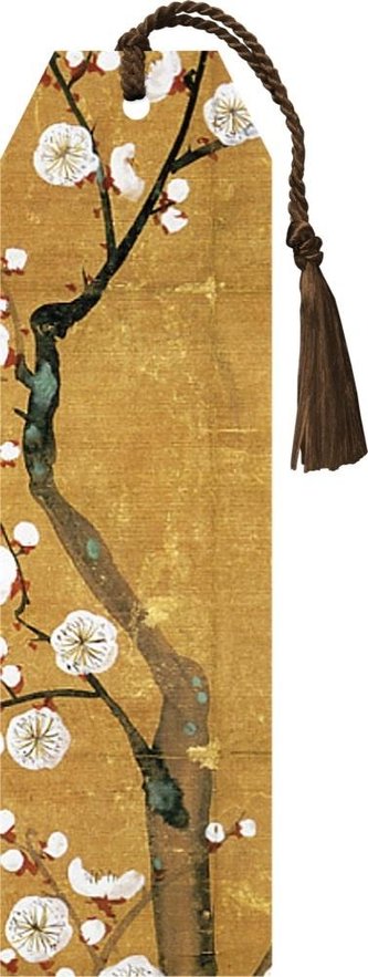 Zakładka 78 ze wstążką Kwiat śliwy