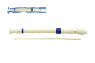 Flauta plast 33cm s čistítkom v plastovom obale