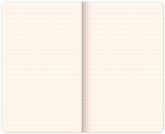 Notes Monstera, linkovaný, 13 × 21 cm