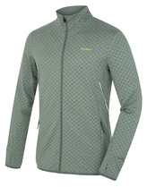 Pánská mikina na zip Astel M zelená - XL