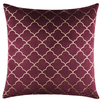 Polštář CASABLANCA vínová 45x45 cm Mybesthome