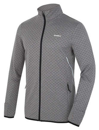 Pánská mikina na zip Astel M černá - M