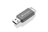 128GB USB Flash 2.0 DataBar sivý Verbatim