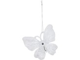 dekorace vánoční MOTÝL 11cm PH BÍ (2ks)