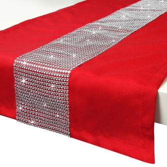 Ubrus - běhoun na stůl SIMON červený 40x140 cm Mybesthome